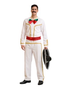 Déguisement mexicain taille L - de haute qualité, idéal pour le carnaval, les fêtes à thème et les événements spéciaux